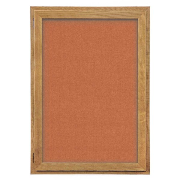 Outdoor Enclosed Combo Board, 72"x36", Black Frame/Black Porc & Burgundy